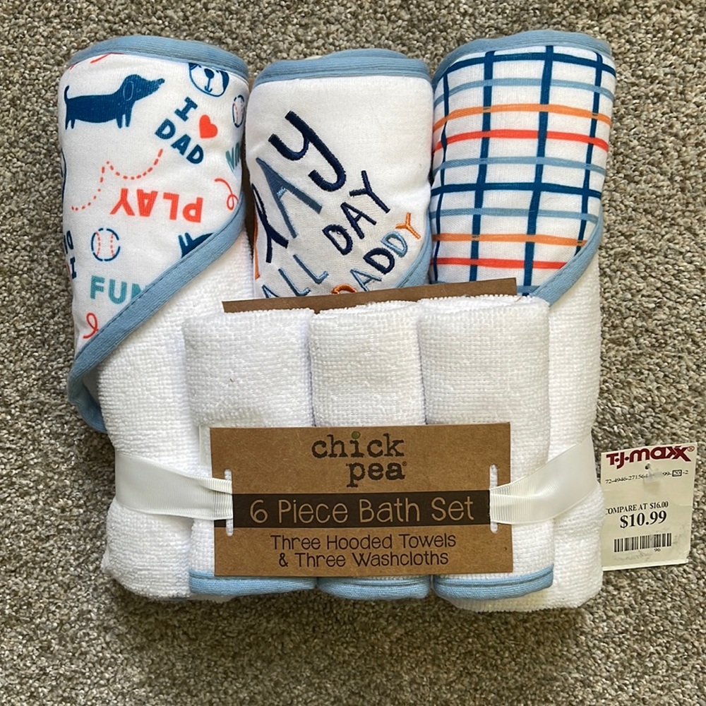 6 Piece Bath Set Baby